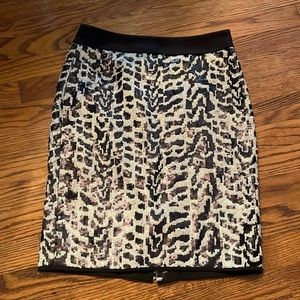 The Limited Sequin Pencil Skirt